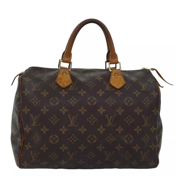 LOUIS VUITTON Monogram Speedy 30 Hand Bag M41526 LV Auth 74168 - Picture 3 of 16